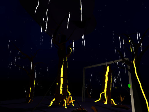 fluorescent island doodle