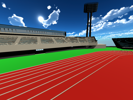 Athletic Field Stadium for photography