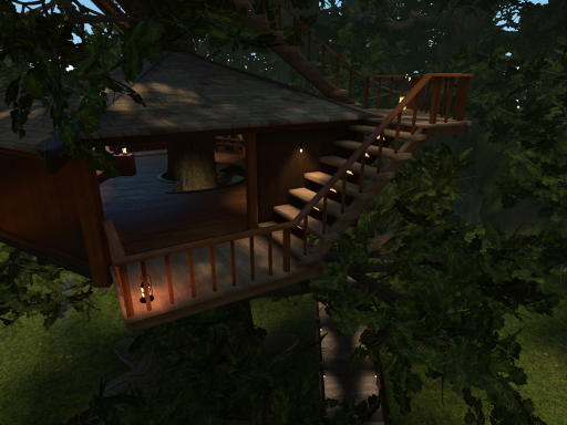 シロちゃんのツリーハウス Daytime