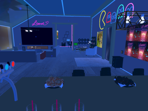 neon apartment