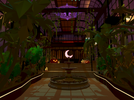 Neon witch gardens - Halloween version