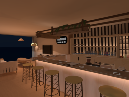 海の見えるモダンバー