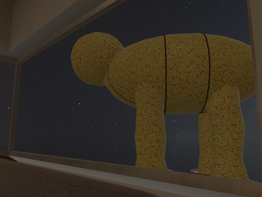 四足歩行炒飯を眺めるワールド