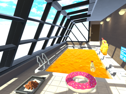 揚げ物プール - deep-frying pool