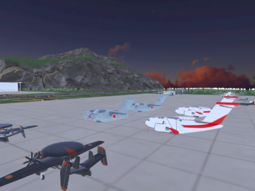 Virtual Range Airplane Field