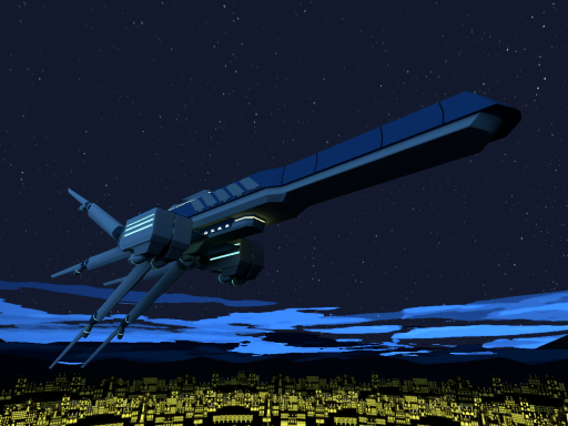 RWBY Atlesian Airship