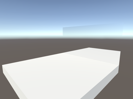 Empty plane with a mirror