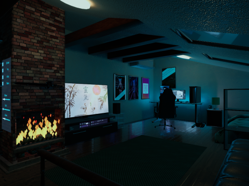 Attic Gamer room