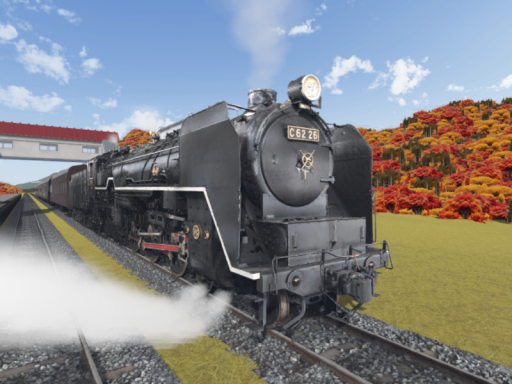 動くフォトグラメトリ C62 26 -JNR Class C62-