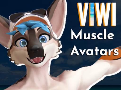 Furry Avatar - Viwi （Muscle Textures）
