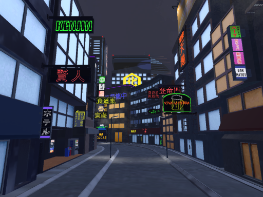 Japanese Cyberpunk City