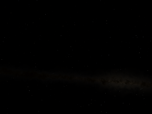 realistic earth's stellar sky