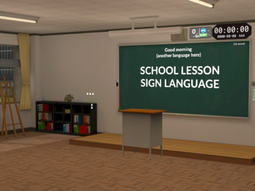 School Lesson Sign Language