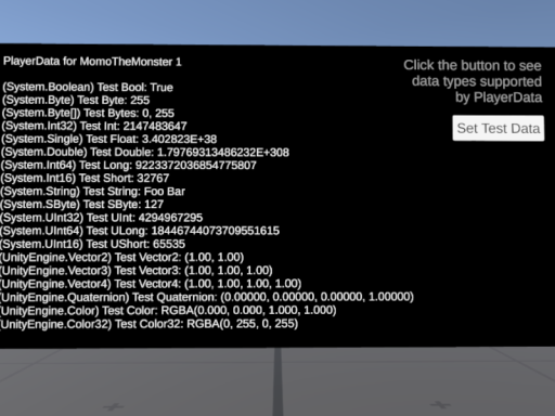 PlayerData Types Persistence Example