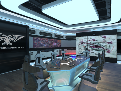 the astra militarum meeting room