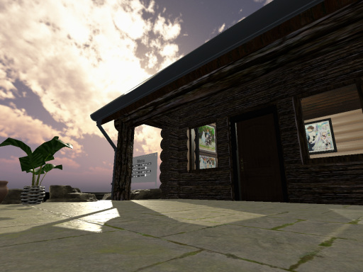 LogHouse on the water