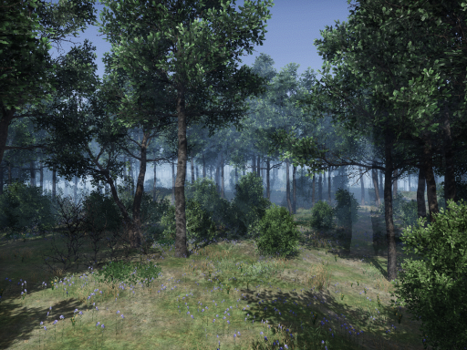 Deep Oak Forest Environment