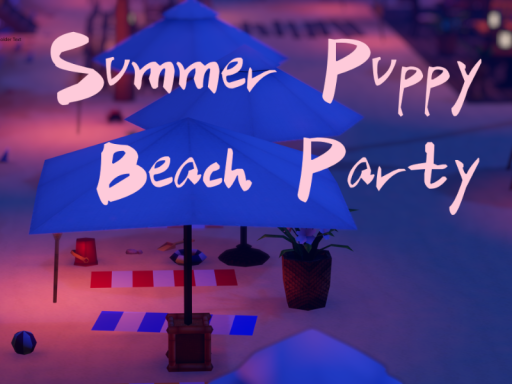 Summer Puppy Beach Party