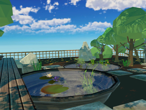 水盤の庭 - Reflective basin garden -