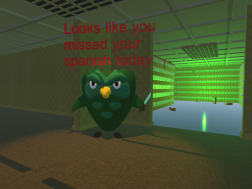 Duolingo in the Backrooms