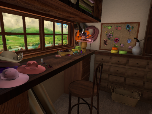 Sophie's work atelier