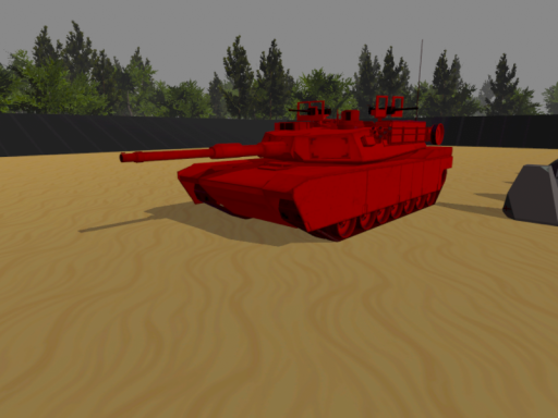 Red vs Blue - tank battle multi-crew