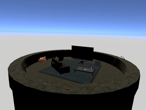 塔のてっぺん雲の上